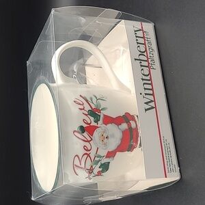 Pfalzgraff Winterberry Christmas Santa Believe 20 oz. Mug